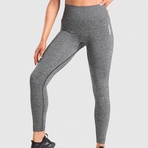Gymshark Adapt Marl Seamless Leggings - Black